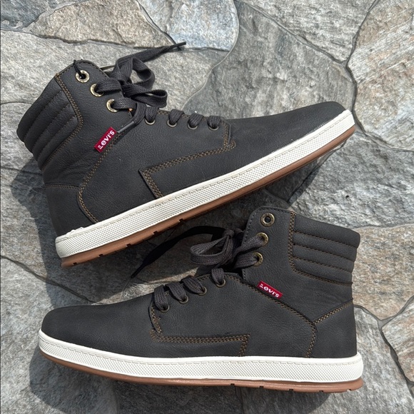 Levi's Other - NWT Levi's Fletcher II Waxed Fashion High-Top Mens Sneaker Size 9.5